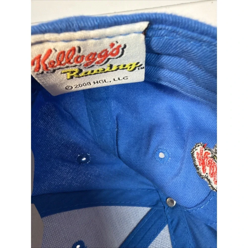 Kellog's CarQuest #5 Cap Hat Nascar Racing Casey Mears Red Blue 14+ ~ NWT
